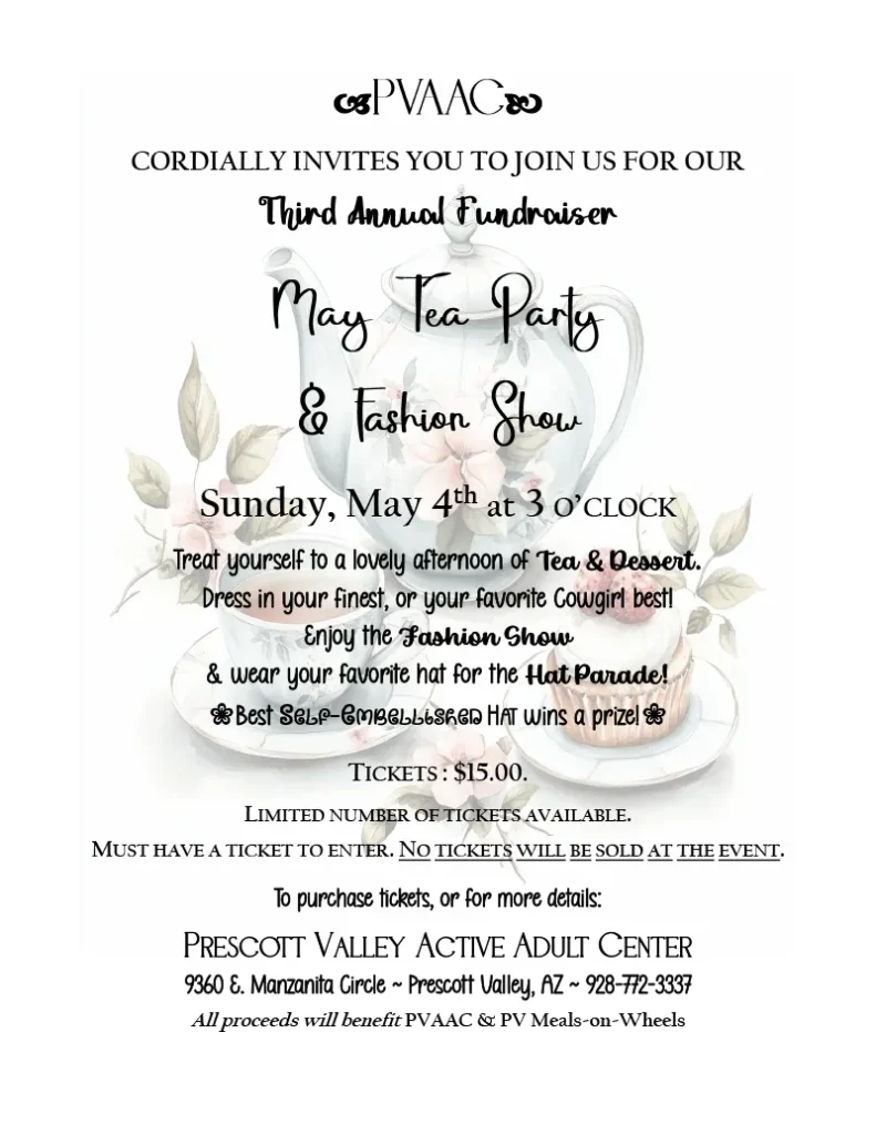 May Tea Party - May 4th